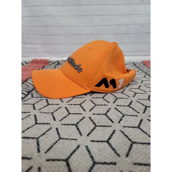 TaylorMade M1 PSi Adjustable Hat in Bright Orange, One Size Fits All - Picture 3 of 9